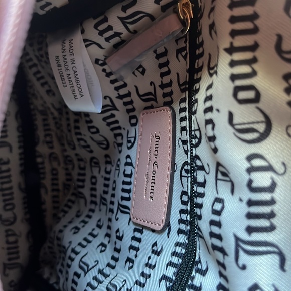 Juicy Couture mini backpack purse NOW WITH MATCHING WALLET - Picture 11 of 12